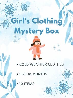 Mystery box- Toddler girl cold weather clothing
